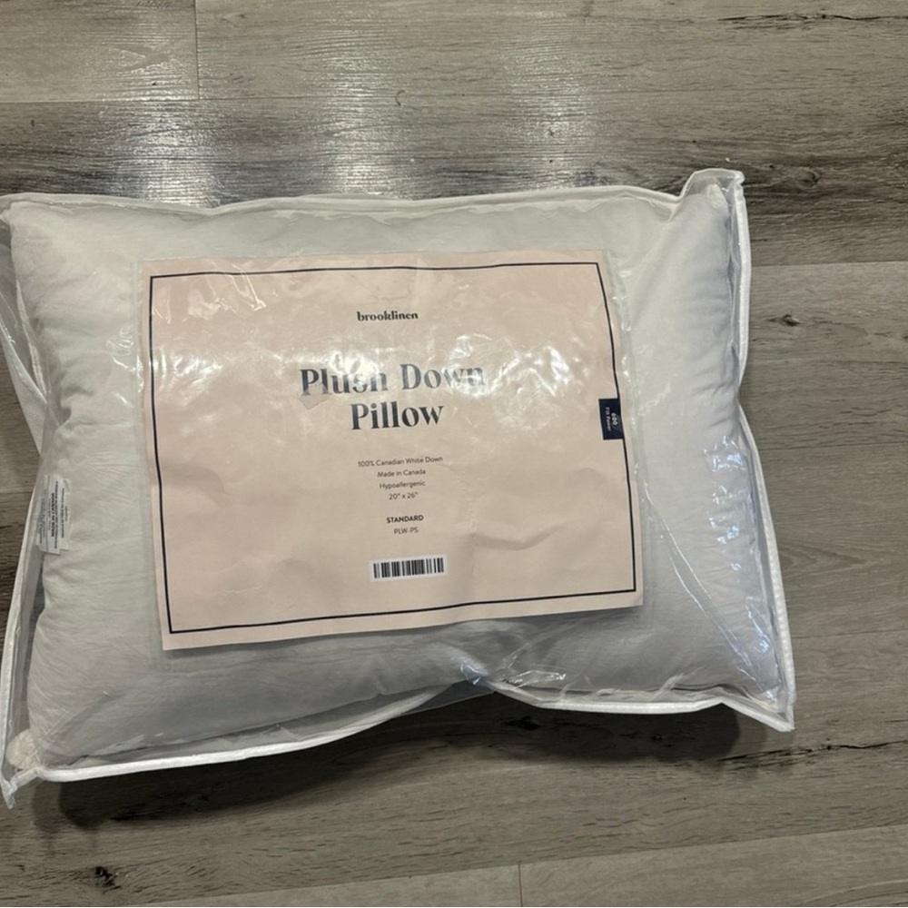 Brooklinen Classic White Down Pillow